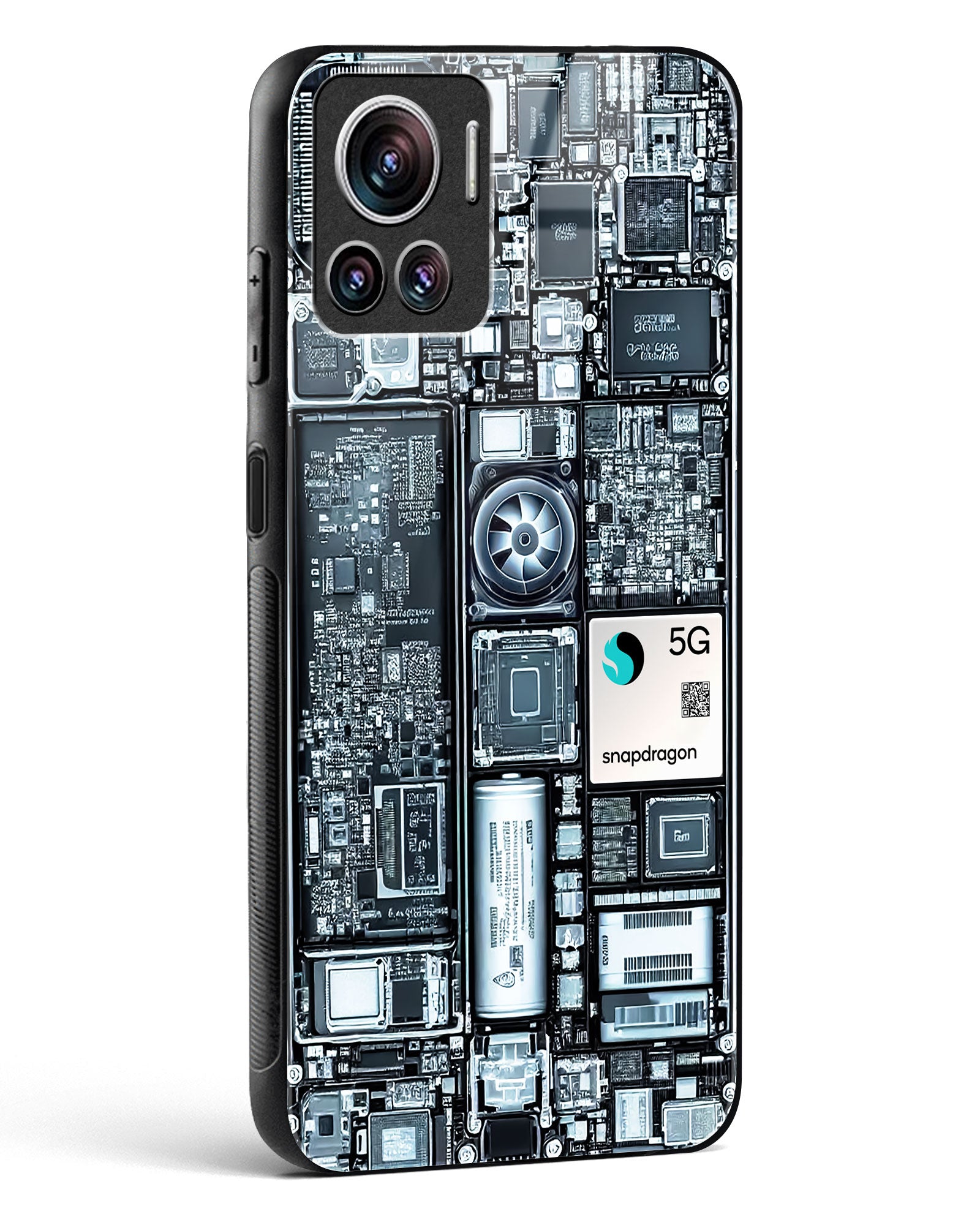 X-ray Vision Cyber Glass Phone Case-Motorola Edge 30 Ultra
