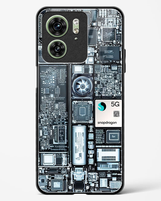 X-ray Vision Cyber Glass Phone Case-Motorola Edge 40