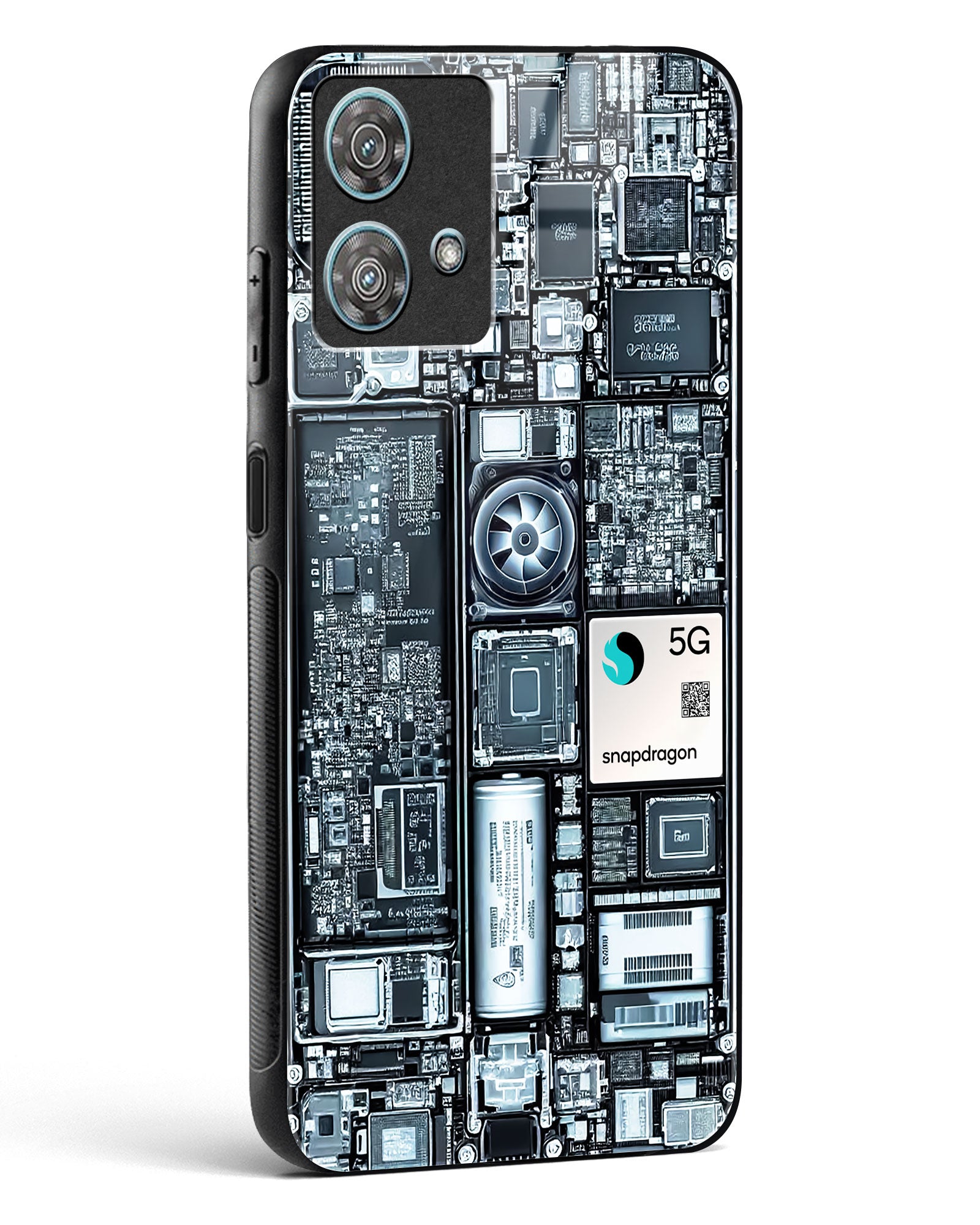 X-ray Vision Cyber Glass Phone Case-Motorola Edge 40 Neo