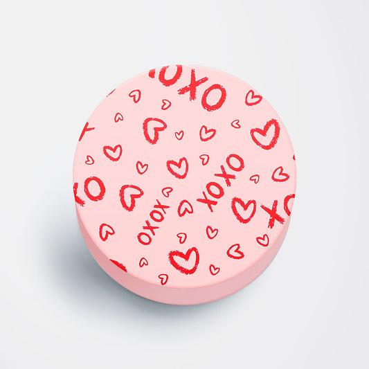 XO Pink Flat Pop Holder