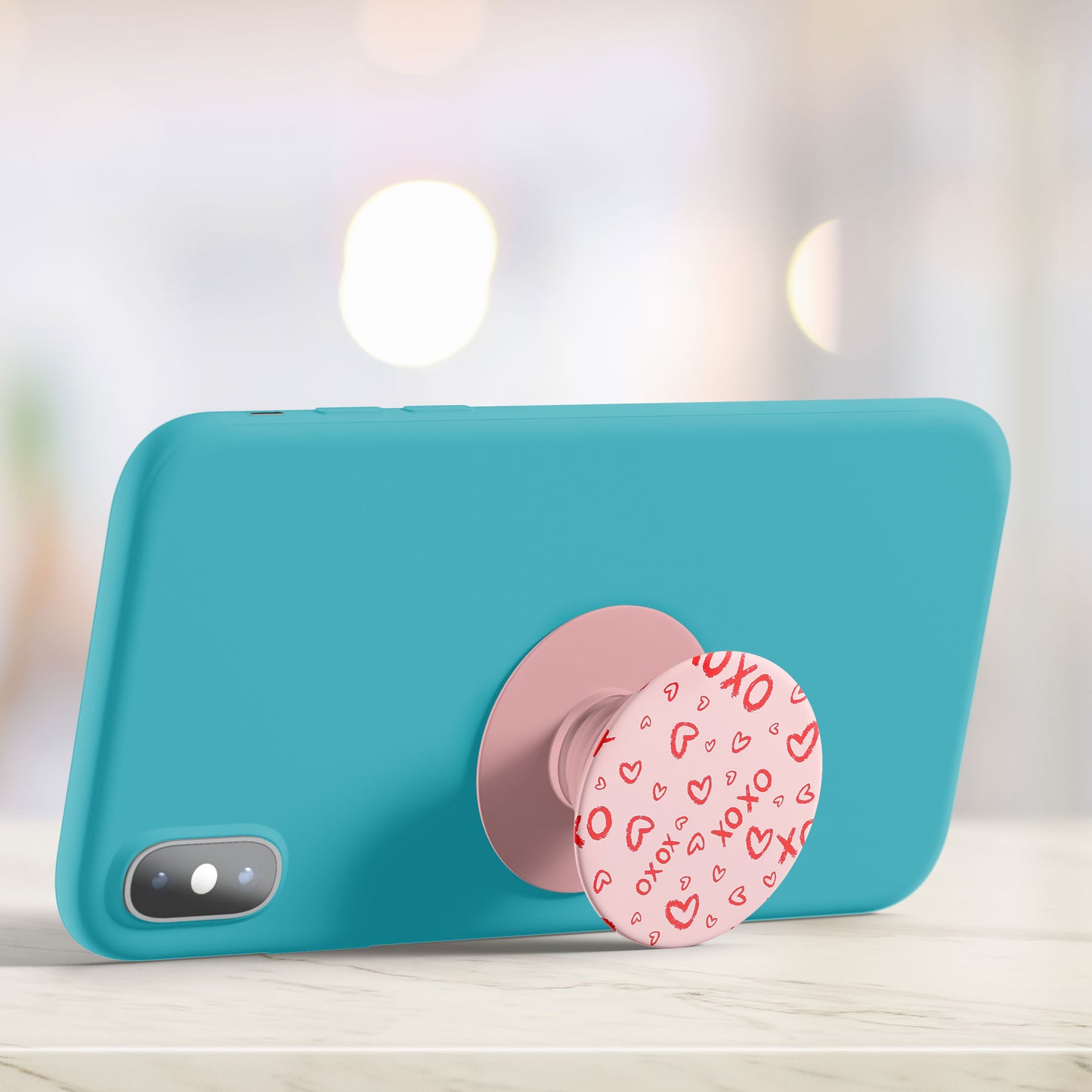XO Pink Flat Pop Holder