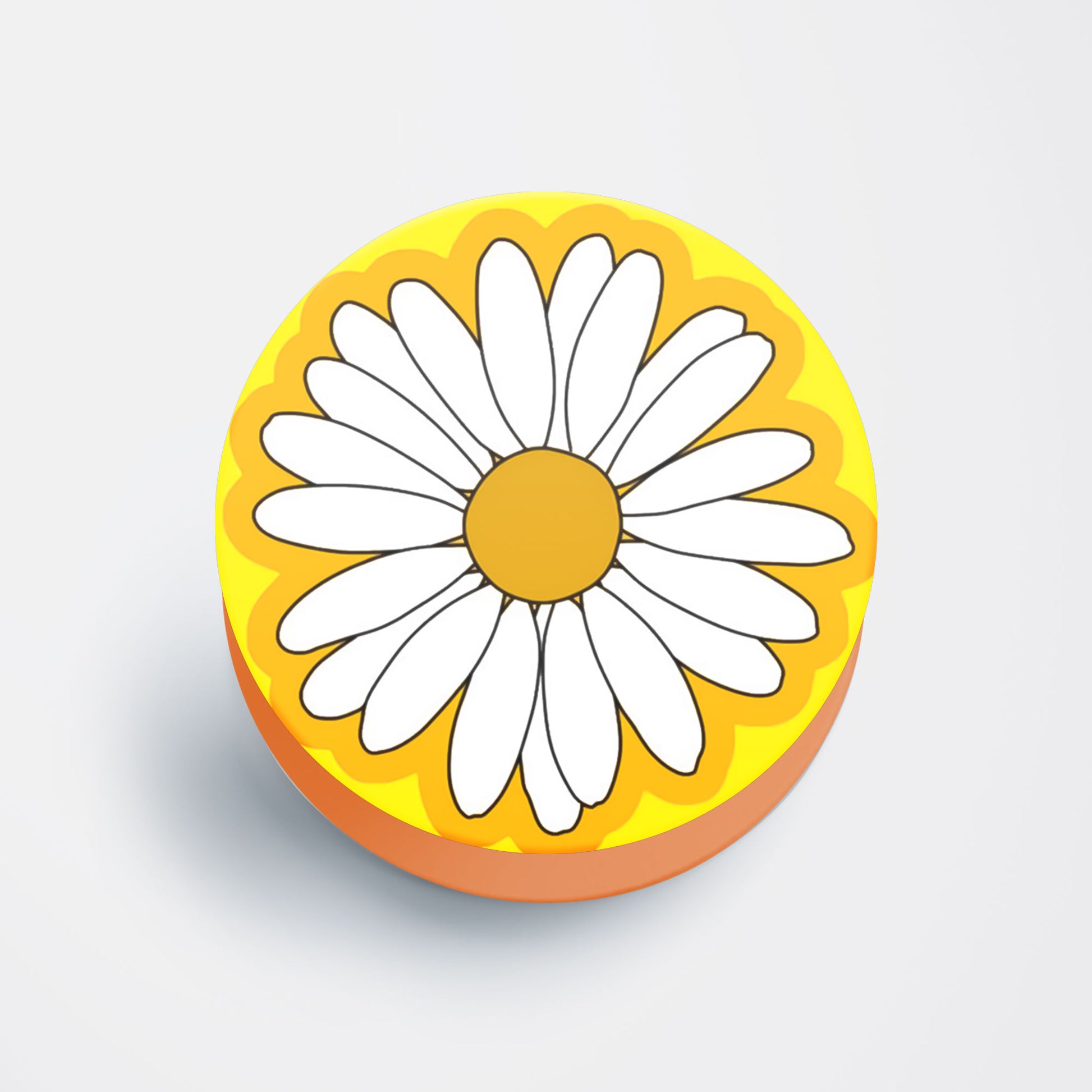 Yellow Daisy Flat Pop Holder