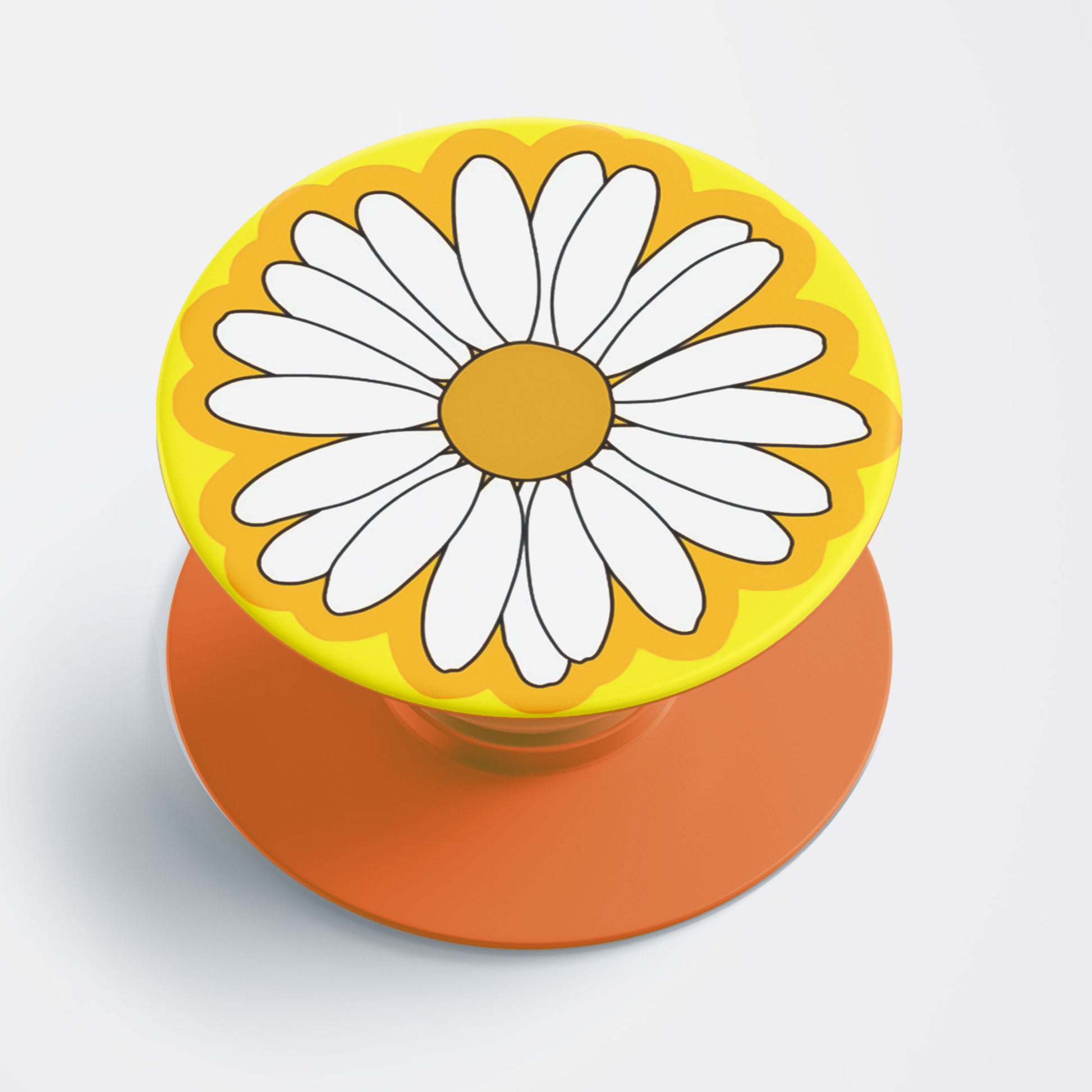 Yellow Daisy Flat Pop Holder