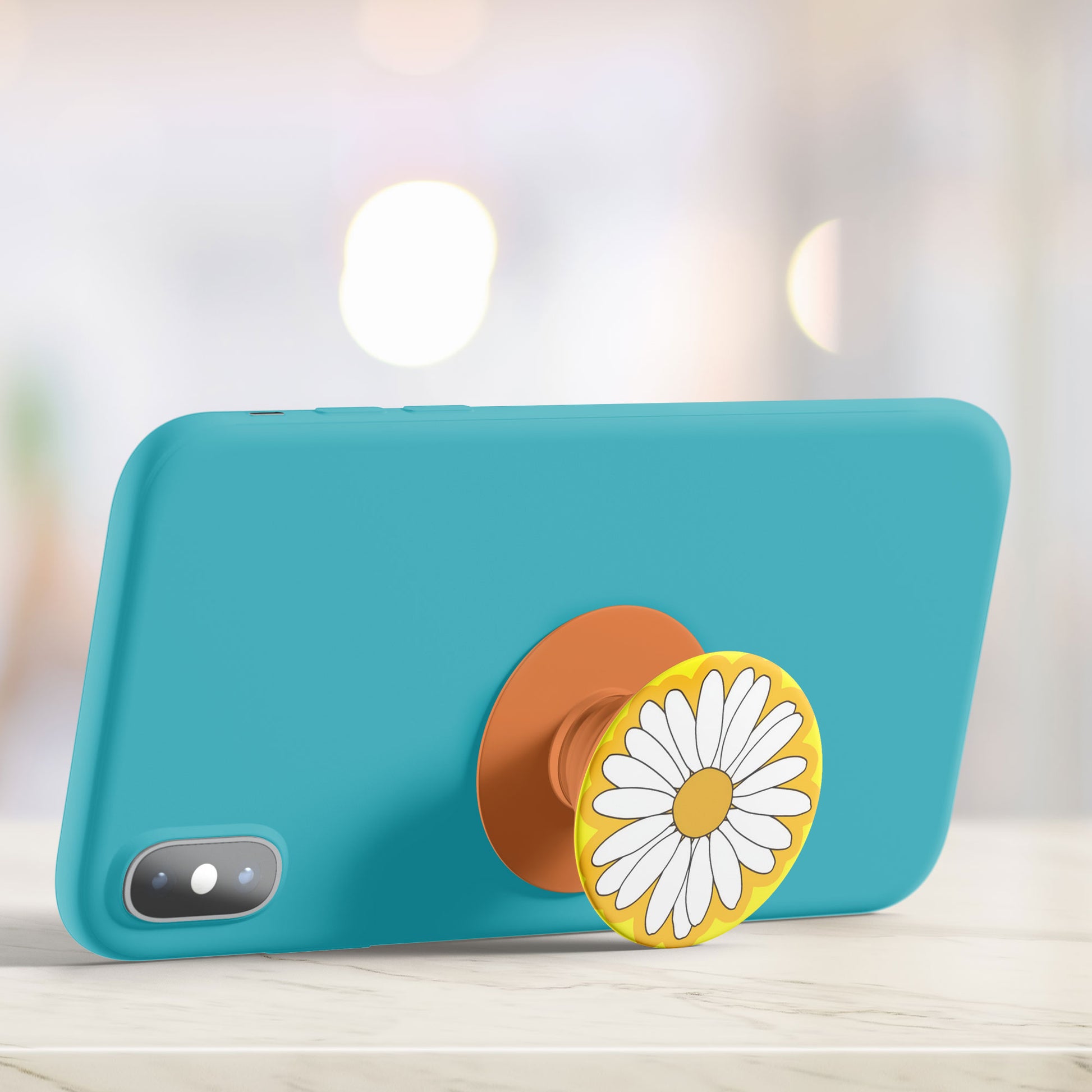 Yellow Daisy Flat Pop Holder