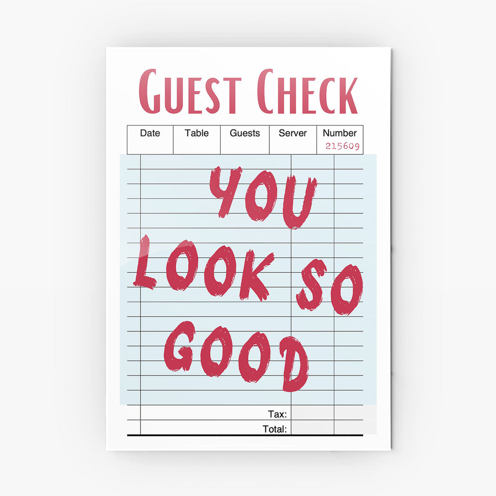You Look Good Metal-Poster