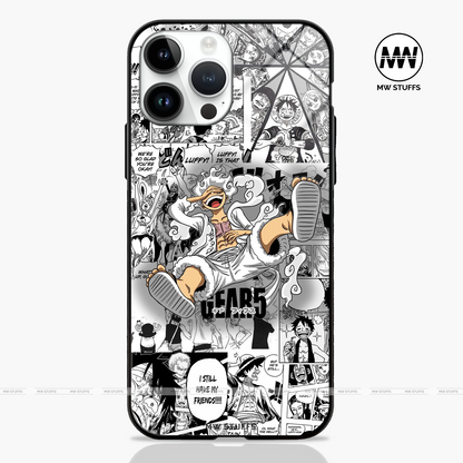 Anime Warrior Awakening glass phone case