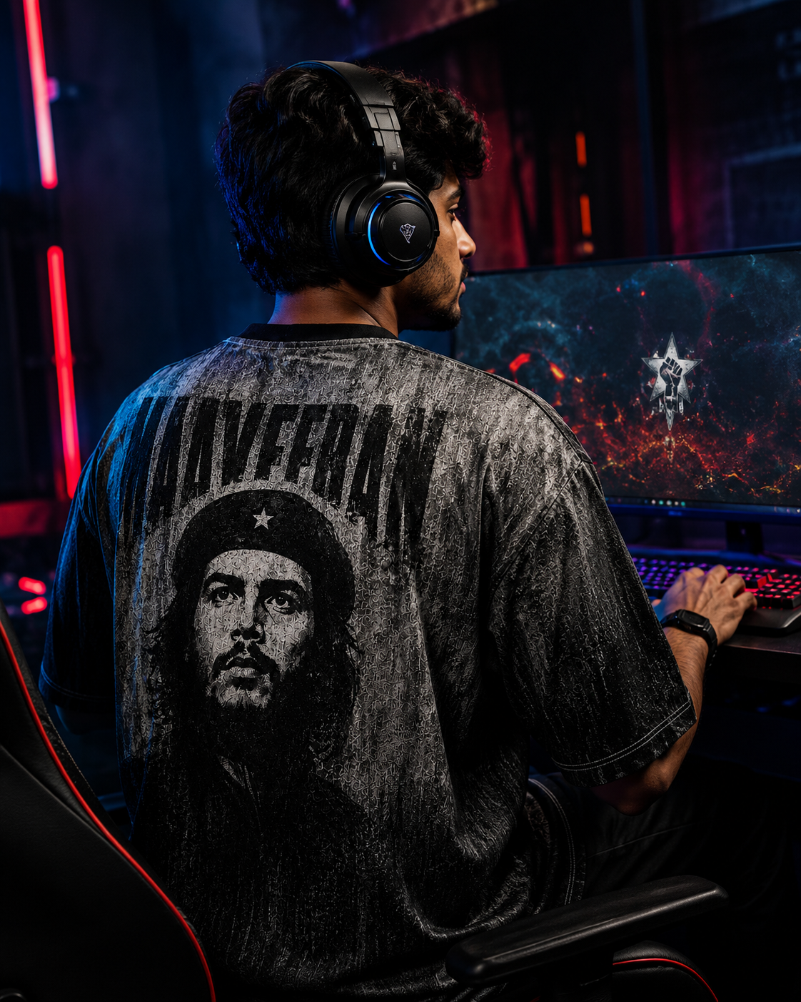 Maveeran Che Revolution Drop Oversized Jersey