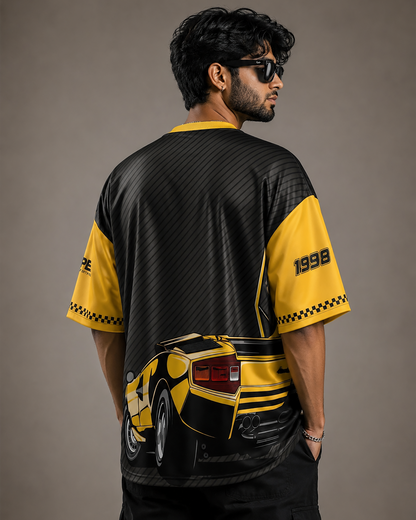 Homies Crew Retro Racing Oversized Streetwear T-Shirt