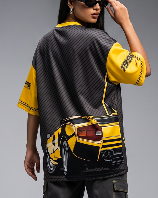 Homies Crew Retro Racing Oversized Streetwear Jersey