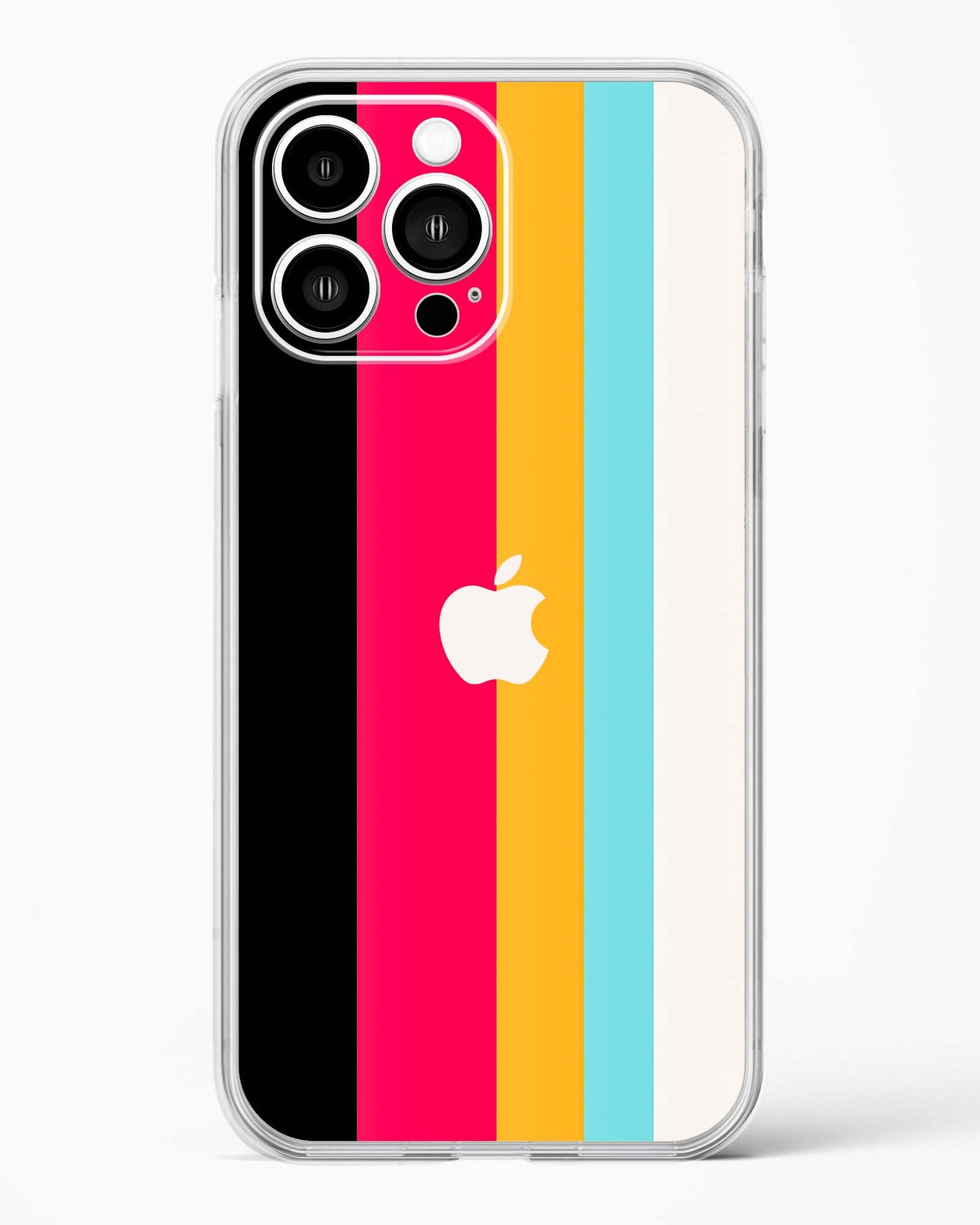 Spectrum Stripe Clear Silicone Case