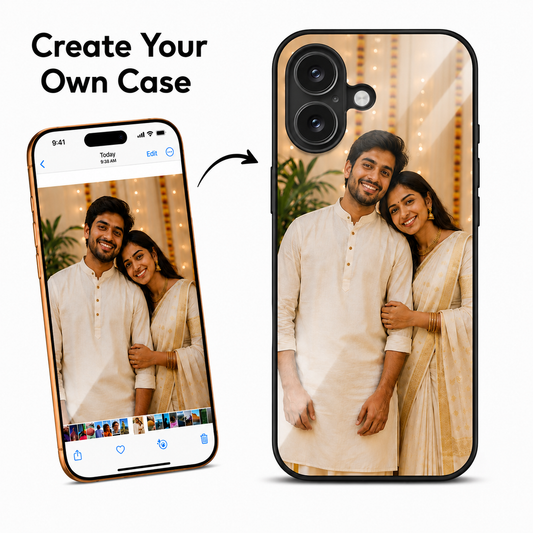 iPhone 16 - Custom Photo Glass Phone Case