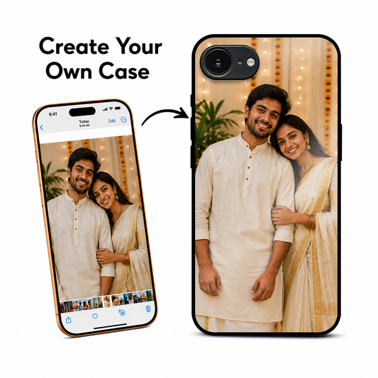 iPhone 17e - Custom Photo Glass Phone Case