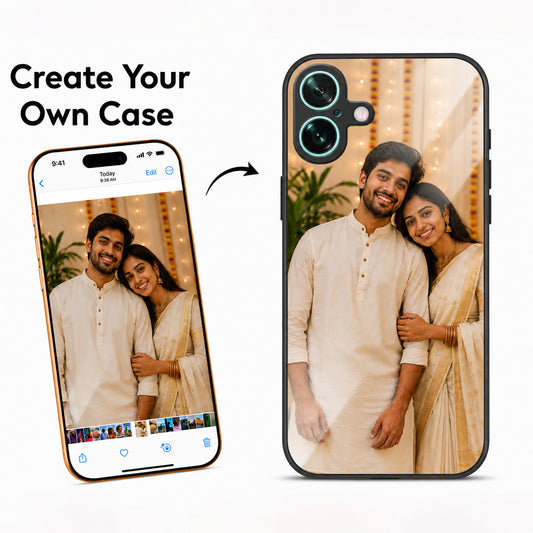 iPhone 16 Plus - Custom Photo Glass Phone Case