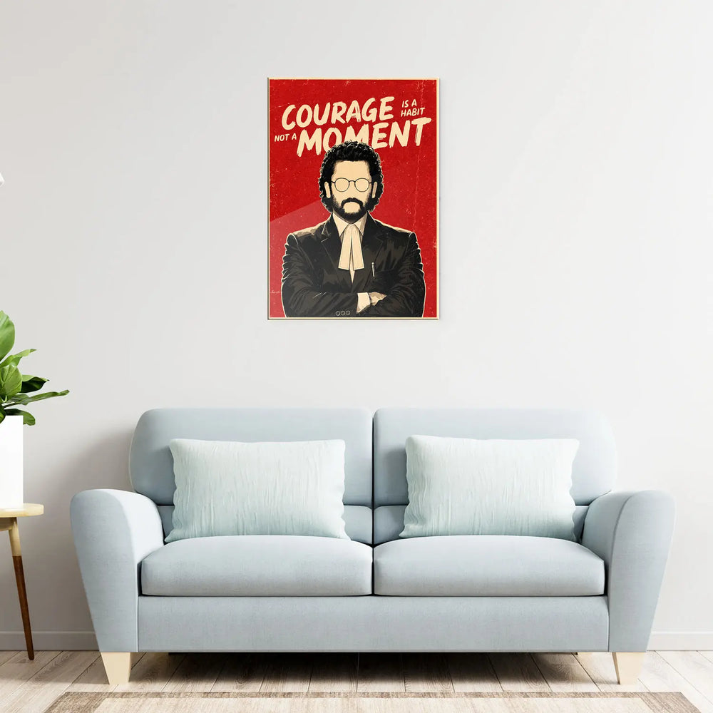 Justice Themed Metal-Poster | Jai Bhim Inspired Wall Decor