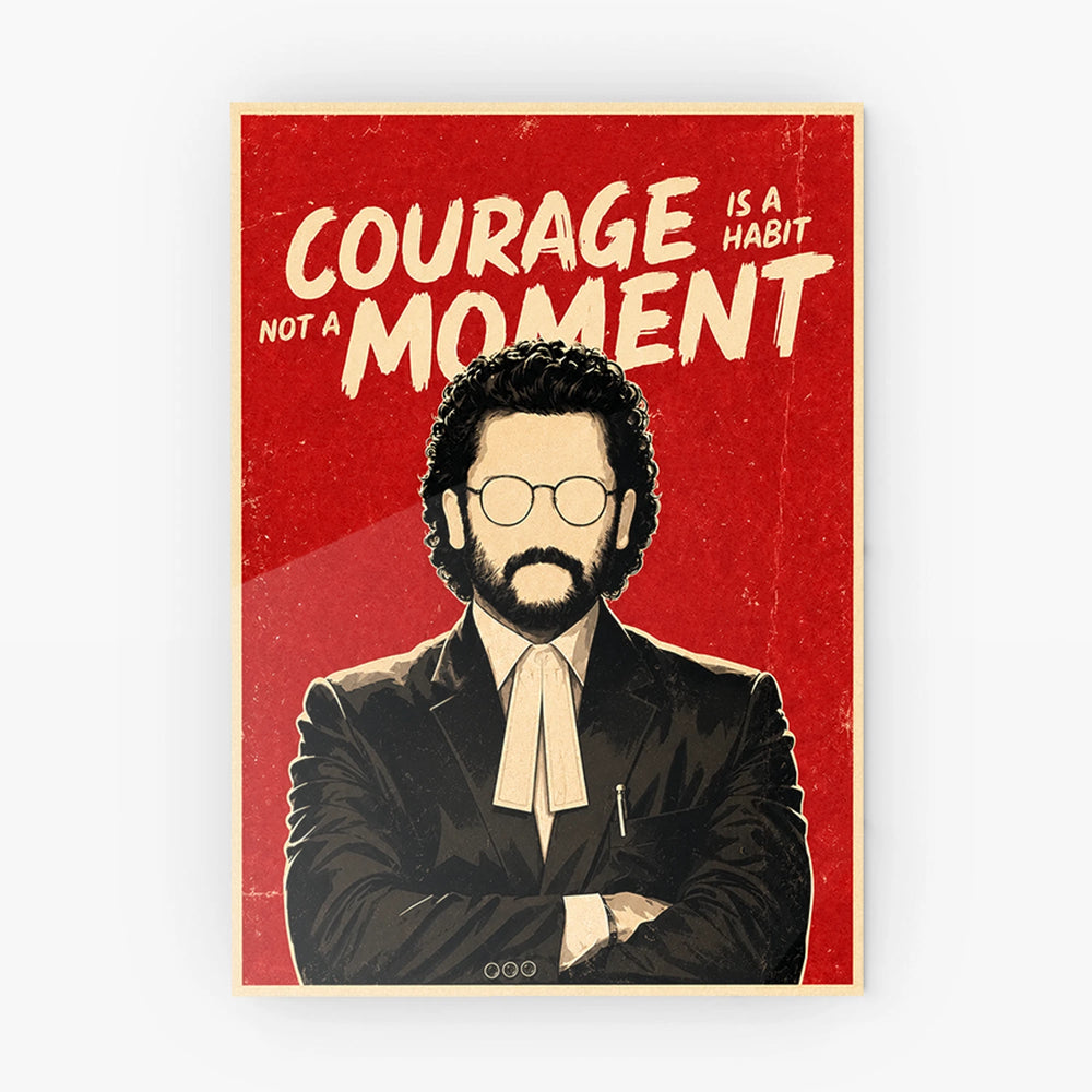 Justice Themed Metal-Poster | Jai Bhim Inspired Wall Decor