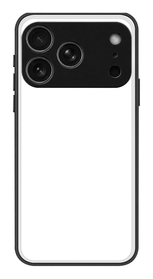 Custom Photo Glass Phone Case for iPhone 17 Pro — blank glass case, personalise with your own photo