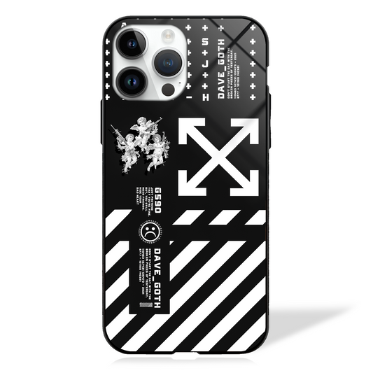 Positive Vibes Streetwear Premium glass phone case
