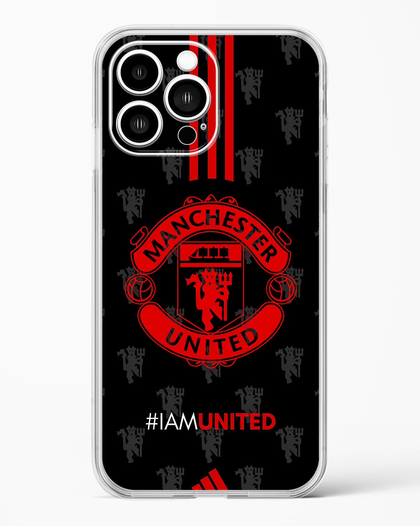 Red Club Art clear silicone phone case