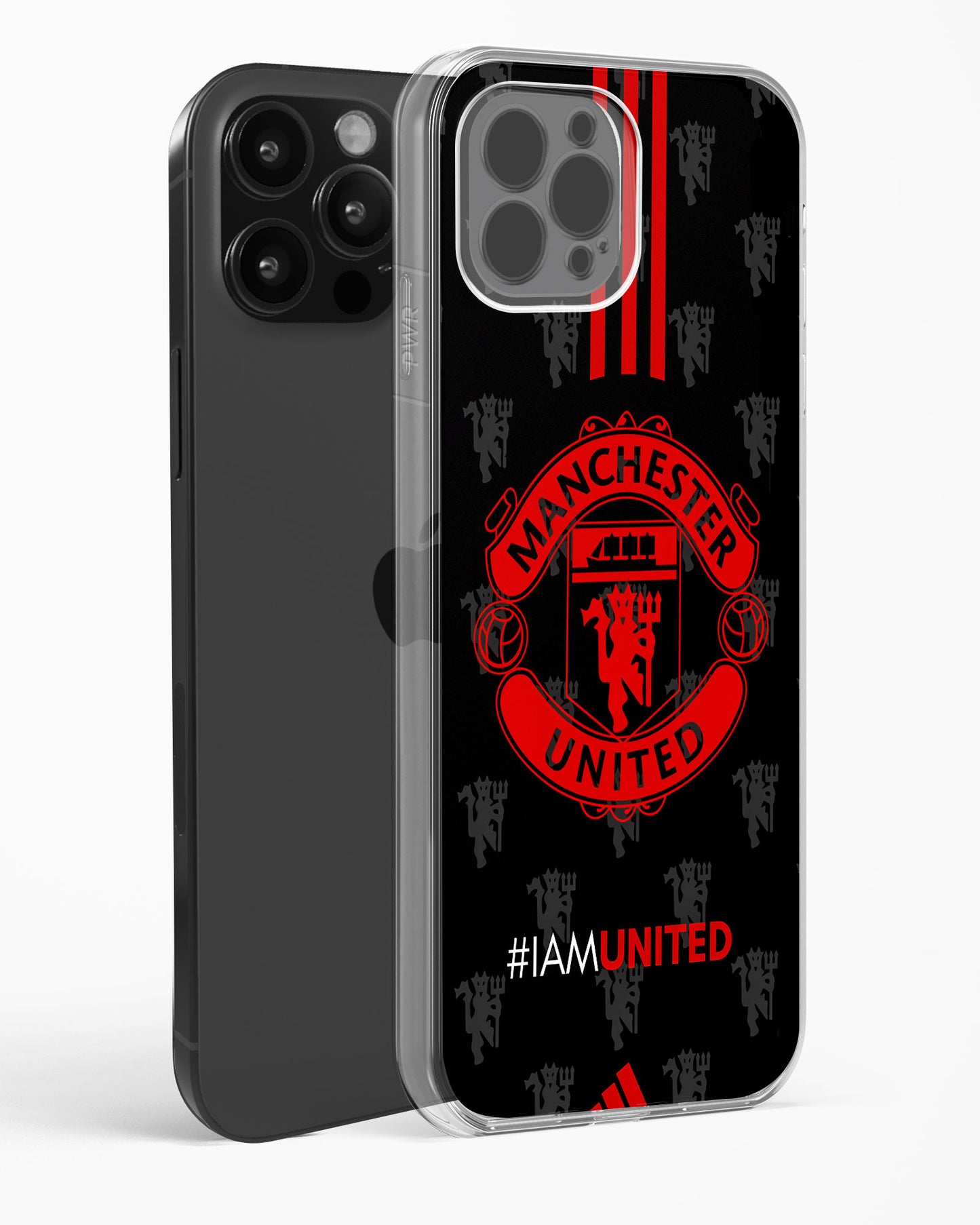 Red Club Art clear silicone phone case