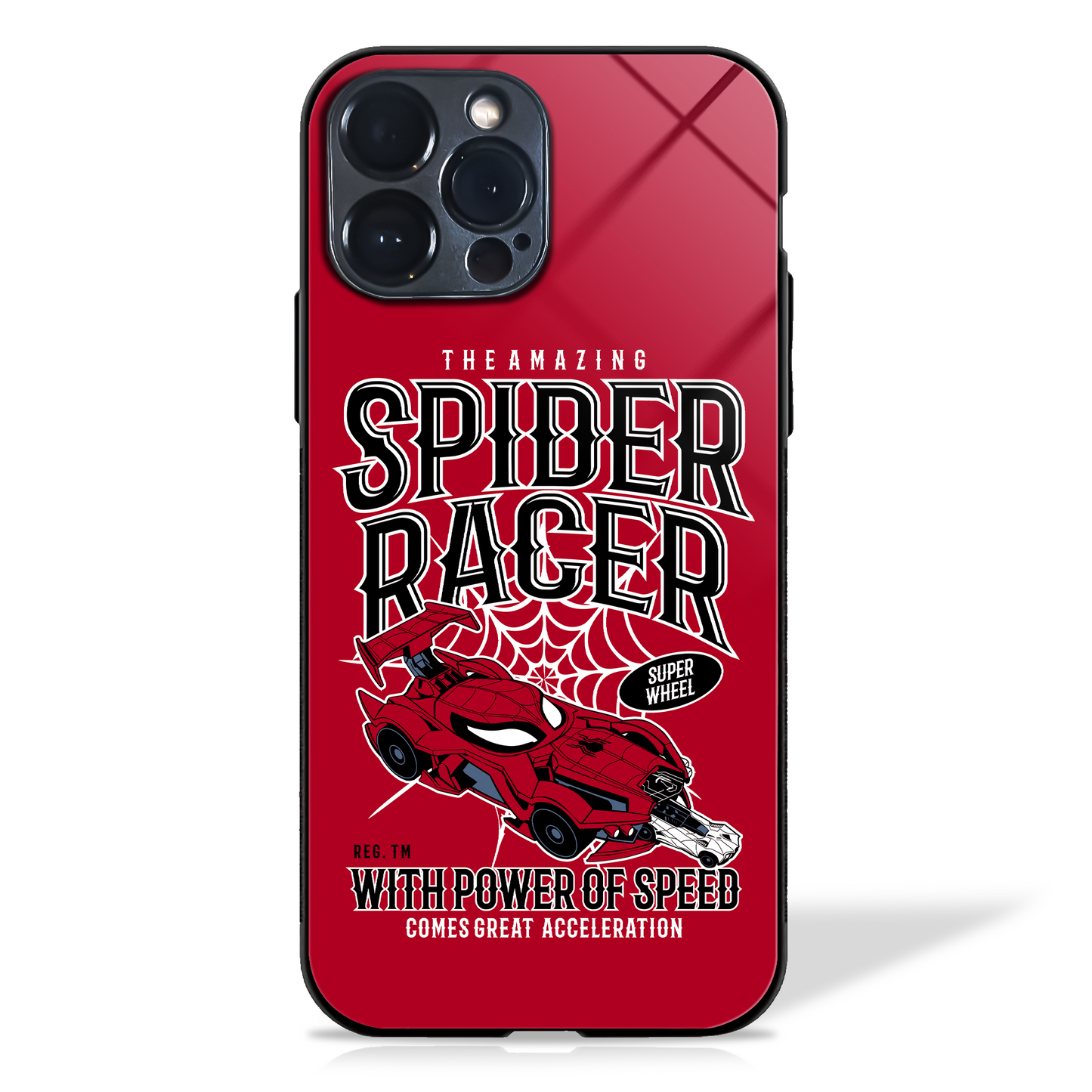 Web Racer Automotive glass phone case